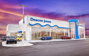 Jackson Builders Deacon Jones Honda Car Dealership located in Goldsboro, NC.