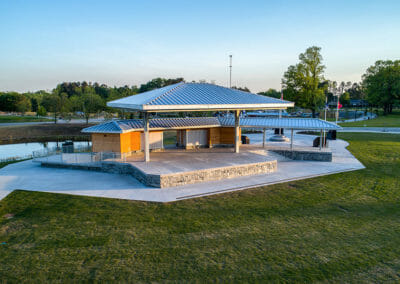 Jackson Builders Station park located in Knightdale, North Carolina. Completed in November 2018.