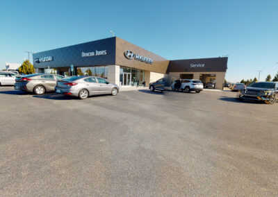 Deacon Jones Hyundai Dealership located in Goldsboro, NC. Jackson Builders car dealership project.