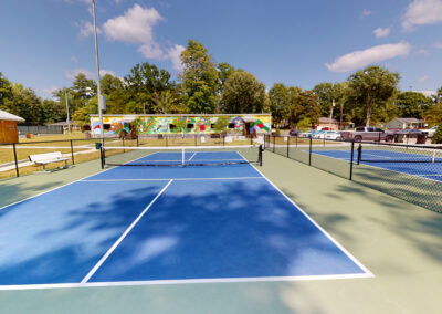 Jackson Builders Community Harper Park pickleball court located in Knightdale, North Carolina.