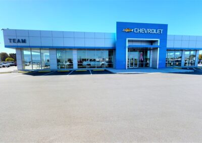 One of Jackson Builders renovation and uplift projects, Team Chevy & Wash Bay.