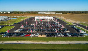 Deacon Jones Kia Dealership located in Goldsboro, NC. Jackson Builders car dealership project.