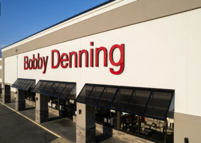 Bobby Denning store exterior with awnings.
